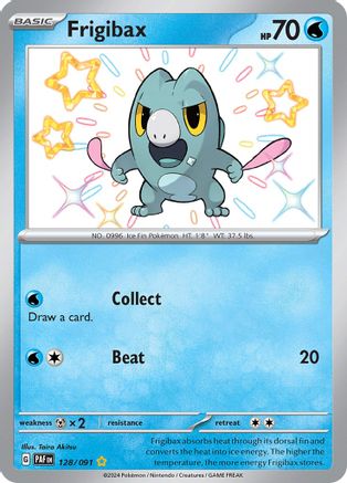Image of Frigibax 128/091  - Holofoil SV Paldean Fates - Shiny Rare