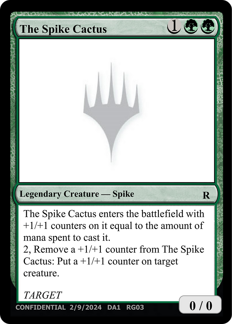 Image of The Spike Cactus (UNK-RG03E) - Unknown Event
