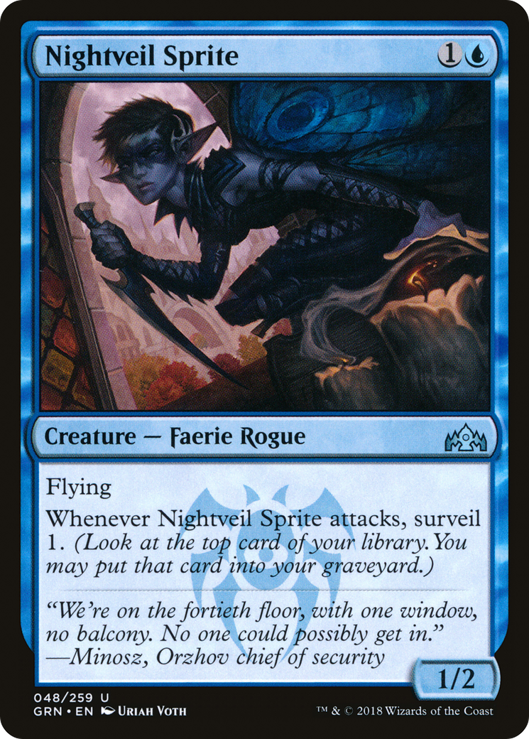 Image of Nightveil Sprite (GRN-048) - Guilds of Ravnica Foil