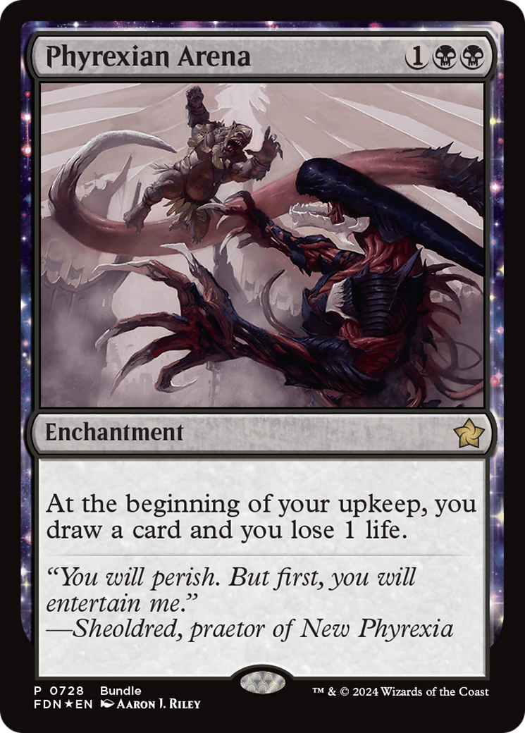 Image of Phyrexian Arena (FDN-728) - Foundations: (enchantment) Foil