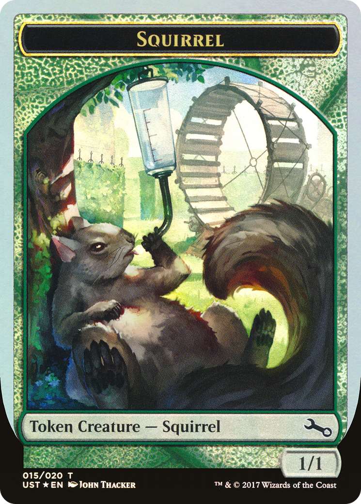 Image of Squirrel Token (UST-015) - Unstable Tokens Foil