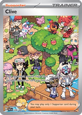 Image of Clive 236/091  - Holofoil SV Paldean Fates - Special Illustration Rare