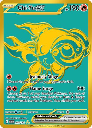 Image of Chi-Yu ex 241/091  - Holofoil SV Paldean Fates - Hyper Rare