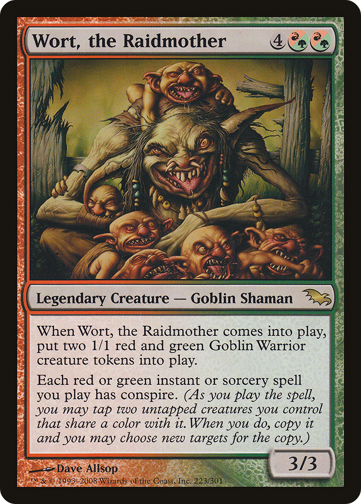 Image of Wort, the Raidmother (SHM-223) - Shadowmoor Foil