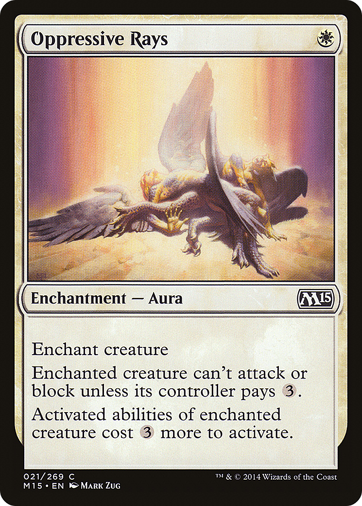 Image of Oppressive Rays (M15-021) - Magic 2015 Foil