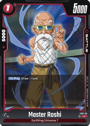 Image of Master Roshi (FS01-03) - Starter Deck 1 Son Goku