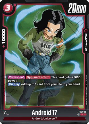 Image of Android 17 (FS01-06) - Starter Deck 1 Son Goku