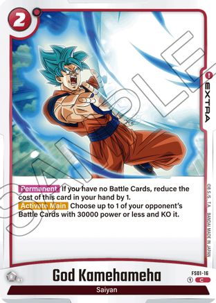 Image of God Kamehameha (FS01-16) - Starter Deck 1 Son Goku