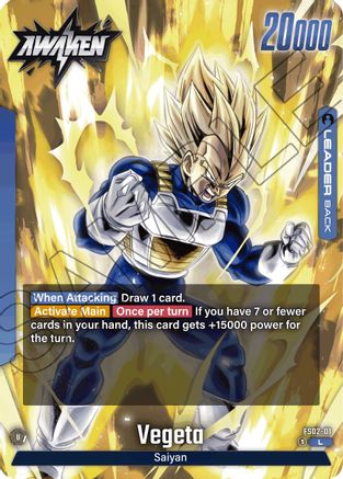 Image of Vegeta - FS02-01 (FS02-01) - Starter Deck 2 Vegeta Holofoil