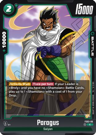 Image of Paragus - FS03-06 (FS03-06) - Starter Deck 3 Broly