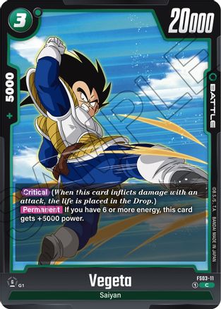 Image of Vegeta - FS03-11 (FS03-11) - Starter Deck 3 Broly