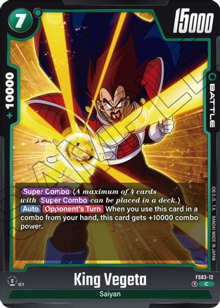 Image of King Vegeta (FS03-12) - Starter Deck 3 Broly