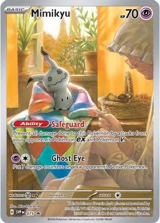 Image of Mimikyu 075  - Holofoil SV Scarlet & Violet Promo Cards - Promo