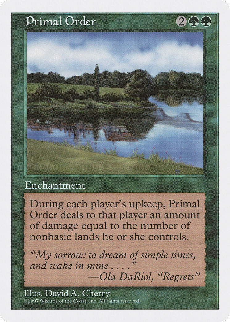 Image of Primal Order (5ED-) - Fifth Edition