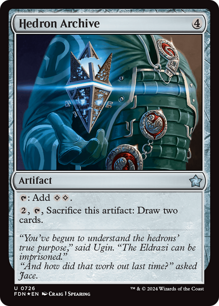 Image of Hedron Archive (FDN-726) - Foundations Foil