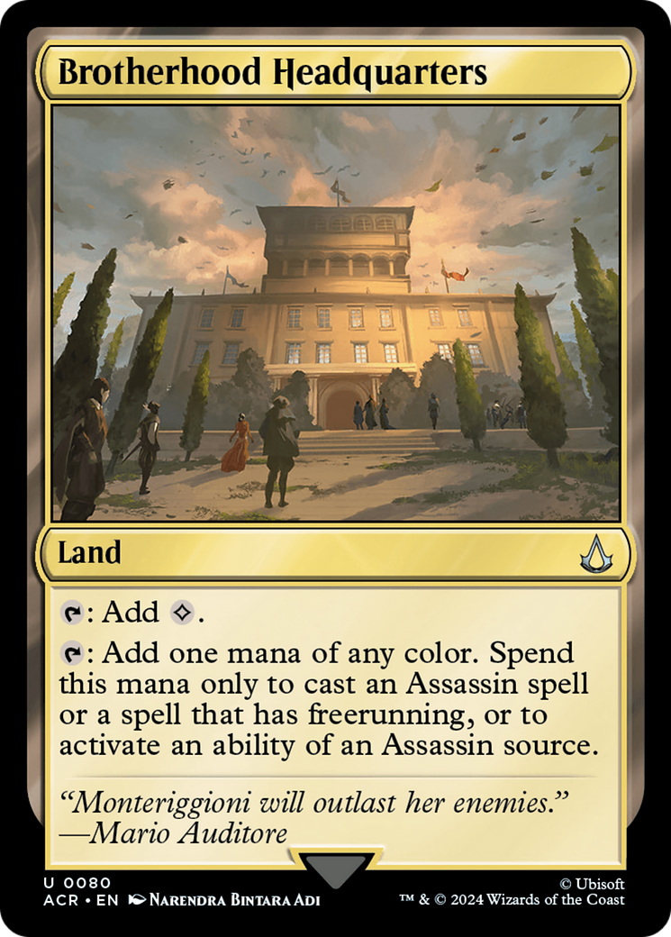 Image of Brotherhood Headquarters (ACR-080) - Assassin's Creed Foil