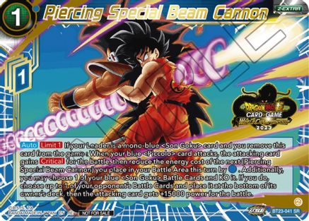 Image of Piercing Special Beam Cannon (2023 World Championship Z-Extra Card Set) (BT23-041) - Tournament Promotion Cards Foil