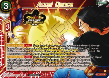 Image of Accel Dance (2023 World Championship Z-Extra Card Set) (BT23-007) - Tournament Promotion Cards Foil