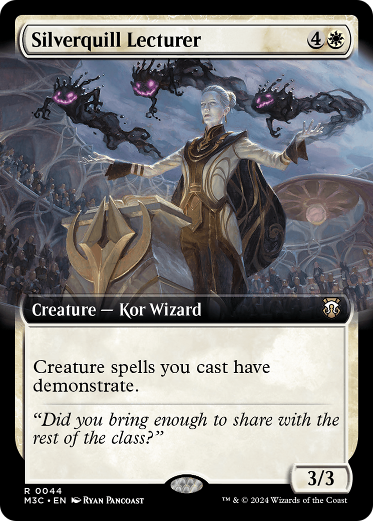 Image of Silverquill Lecturer (Extended Art) (M3C-044) - Modern Horizons 3 Commander: (Extended Art)