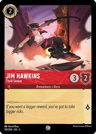 Image of Jim Hawkins - Thrill Seeker (110/204) - Into the Inklands