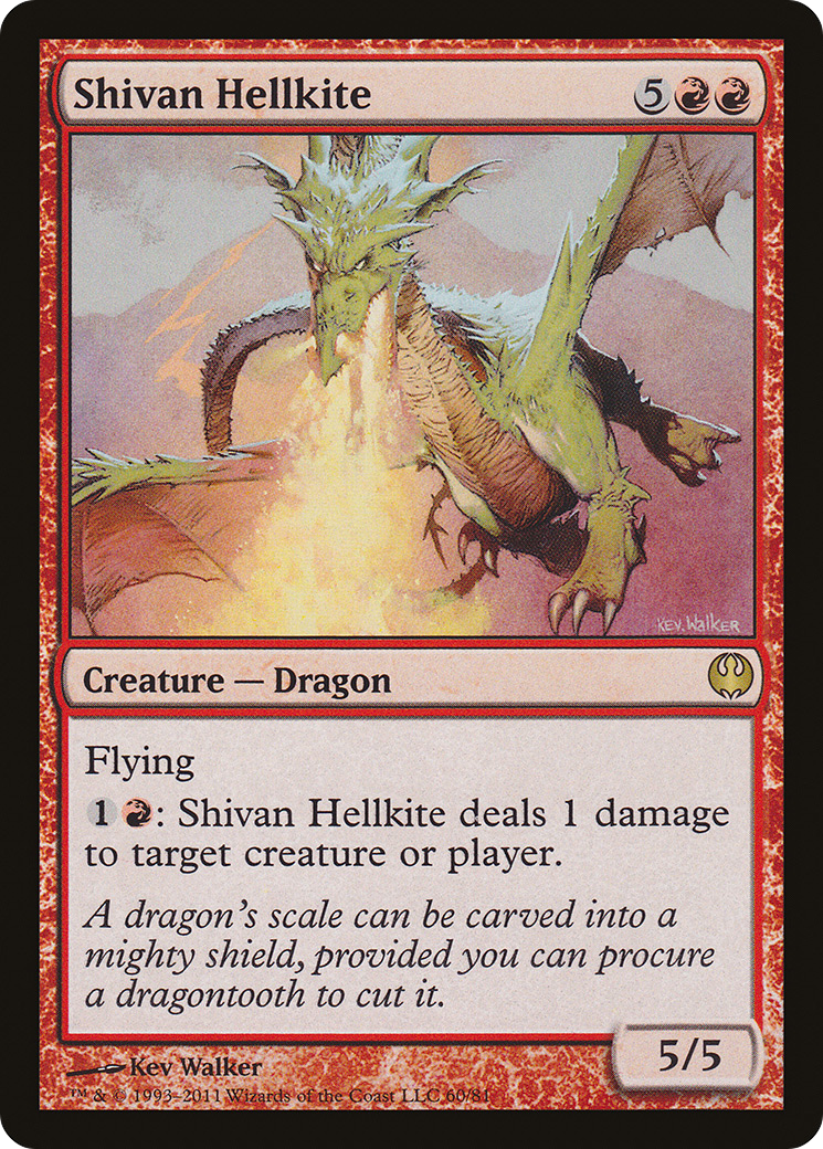 Image of Shivan Hellkite (DDG-060) - Duel Decks: Knights vs. Dragons