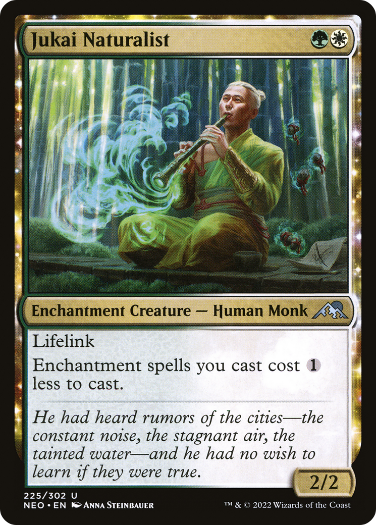 Image of Jukai Naturalist (NEO-225) - Kamigawa: Neon Dynasty: (enchantment)