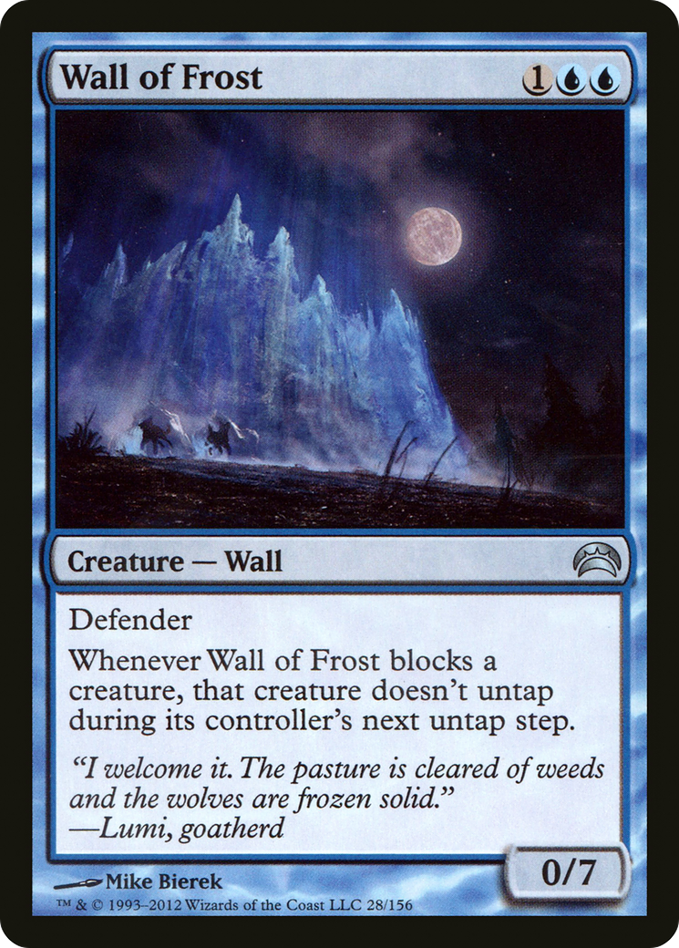 Image of Wall of Frost (PC2-028) - Planechase 2012