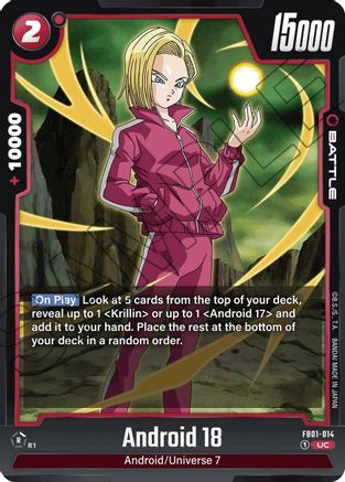 Image of Android 18 - FB01-014 (FB01-014) - Awakened Pulse