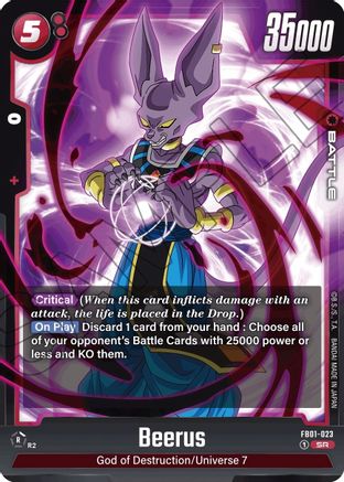 Image of Beerus - FB01-023 (FB01-023) - Awakened Pulse Holofoil
