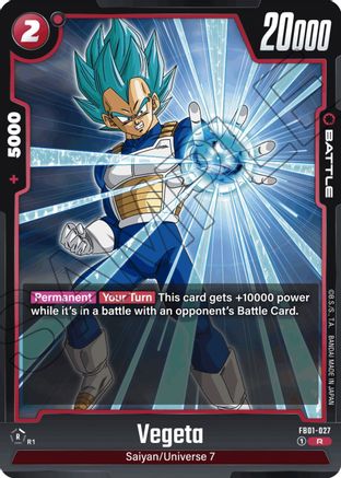Image of Vegeta - FB01-027 (FB01-027) - Awakened Pulse Holofoil