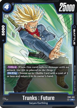 Image of Trunks : Future - FB01-051 (FB01-051) - Awakened Pulse Holofoil
