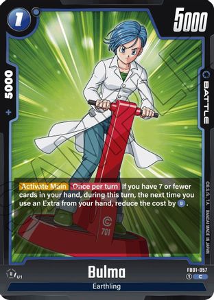 Image of Bulma (FB01-057) - Awakened Pulse
