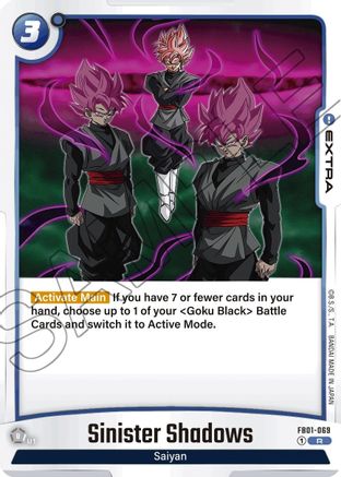 Image of Sinister Shadows (FB01-069) - Awakened Pulse Holofoil