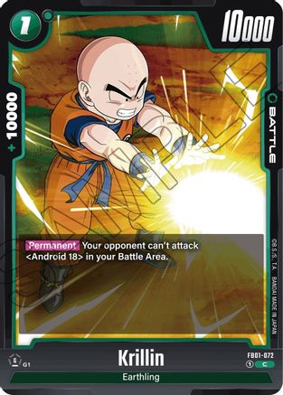 Image of Krillin - FB01-072 (FB01-072) - Awakened Pulse