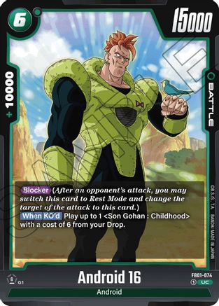 Image of Android 16 - FB01-074 (FB01-074) - Awakened Pulse