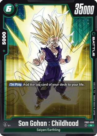 Image of Son Gohan : Childhood - FB01-090 (FB01-090) - Awakened Pulse Holofoil