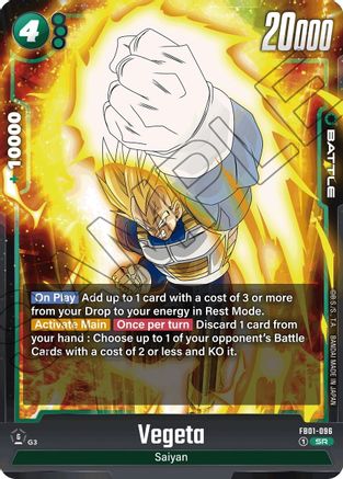 Image of Vegeta - FB01-096 (FB01-096) - Awakened Pulse Holofoil