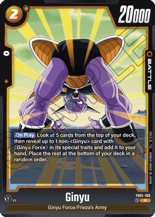 Image of Ginyu - FB01-108 (FB01-108) - Awakened Pulse Holofoil