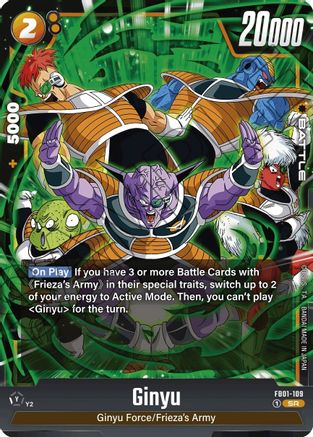 Image of Ginyu - FB01-109 (FB01-109) - Awakened Pulse Holofoil