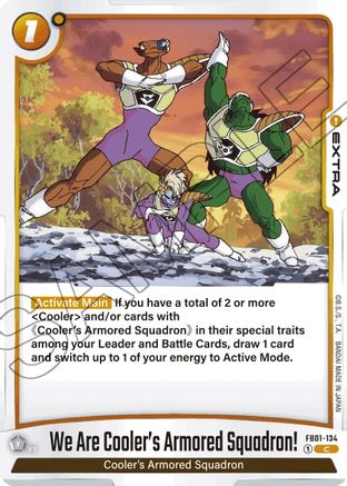 Image of We Are Cooler's Armored Squadron! (FB01-134) - Awakened Pulse