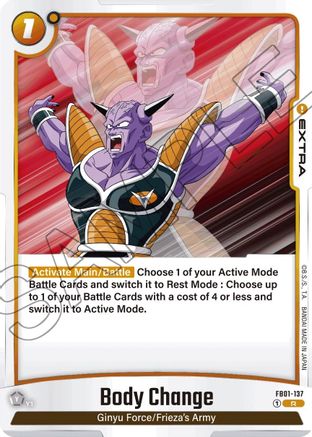 Image of Body Change (FB01-137) - Awakened Pulse Holofoil