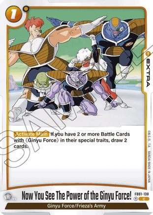 Image of Now You See The Power of the Ginyu Force! (FB01-138) - Awakened Pulse