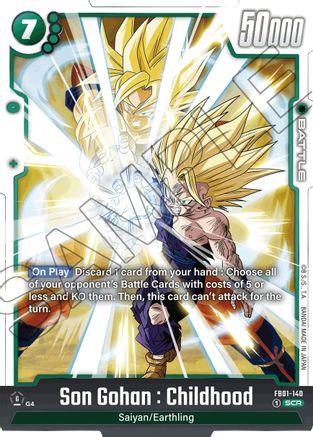 Image of Son Gohan : Childhood - FB01-140 (FB01-140) - Awakened Pulse Holofoil