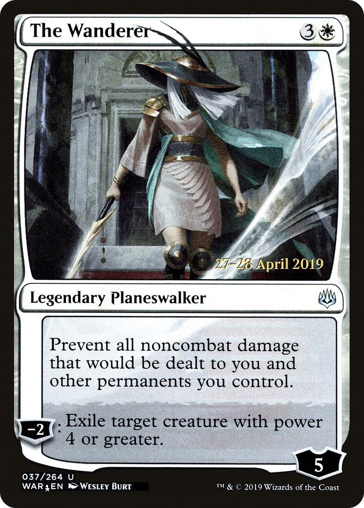 Image of The Wanderer (PRE-037) - War of the Spark Promos Foil