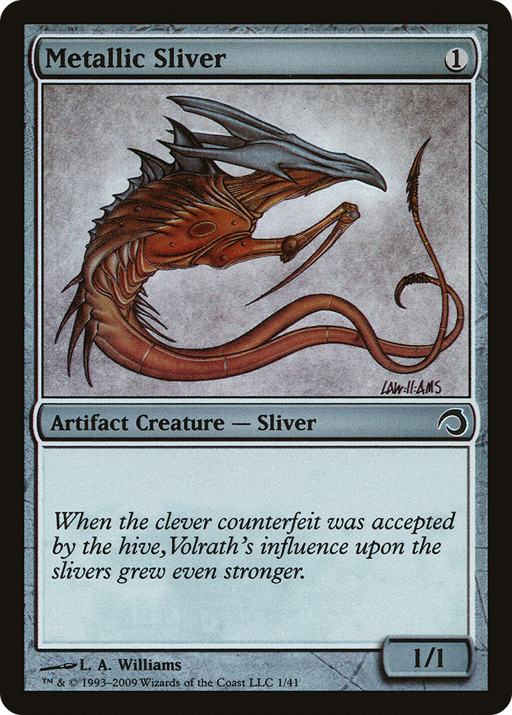 Image of Metallic Sliver (PDS-001) - Premium Deck Series: Slivers Foil