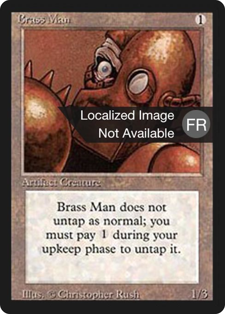 Image of Brass Man (FBB-) - Foreign Black Border