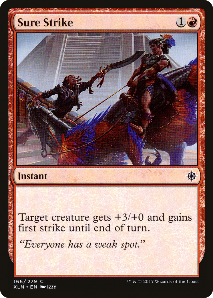 Image of Sure Strike (XLN-166) - Ixalan Foil