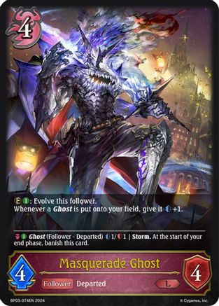 Image of Masquerade Ghost (BP03-074EN) - BP03 Flame of Laevateinn