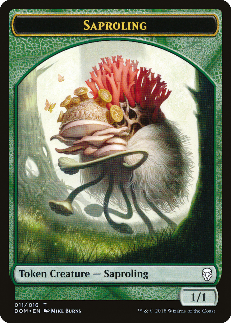 Image of Saproling Token (011) (DOM-011) - Dominaria Tokens