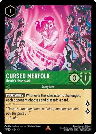 Image of Cursed Merfolk - Ursula's Handiwork (70/204) - Into the Inklands